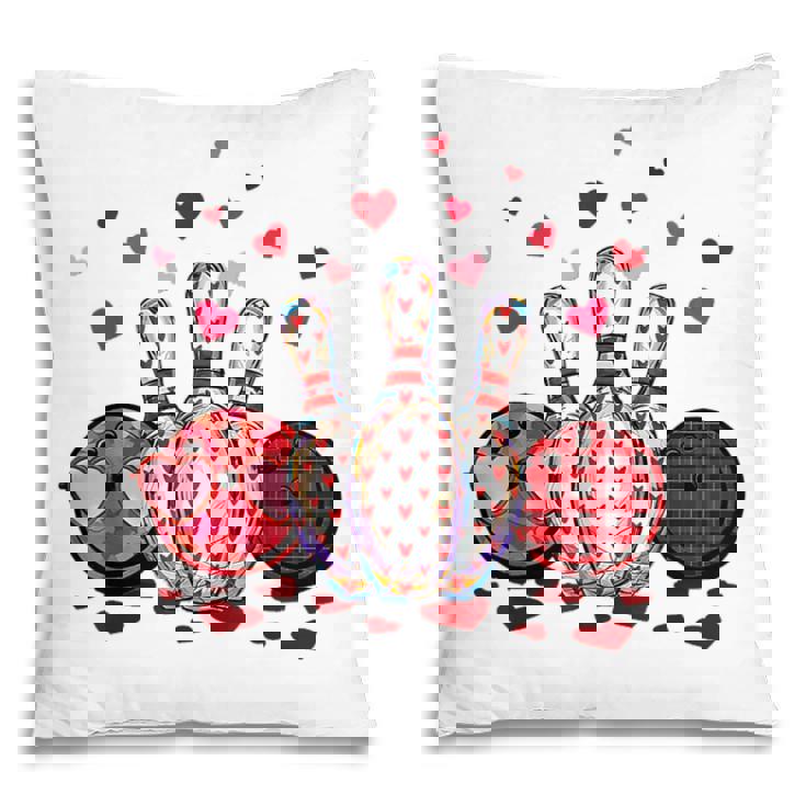 Buffalo Plaid Red Bowling Gnome Christmas Valentine Family Pillow