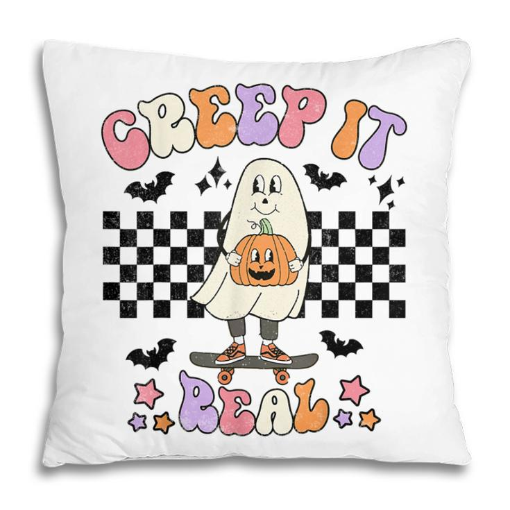 Creep It Real - Halloween Ghost Cute Halloween Ghost  Pillow