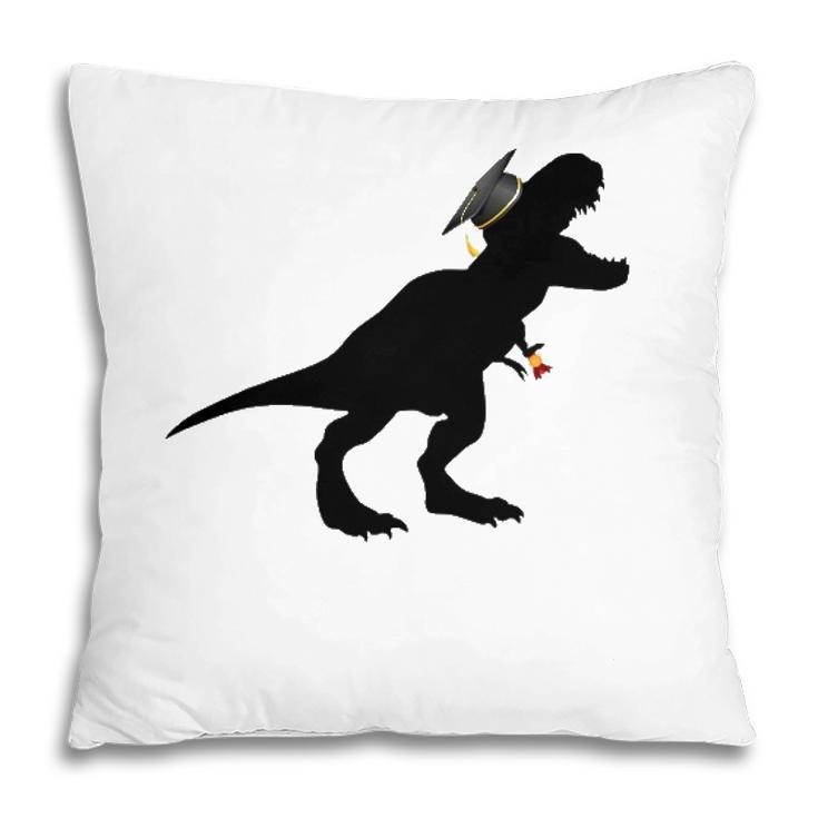 Graduate Saurus Graduated Dinosaur Men Women Funny School Pillow