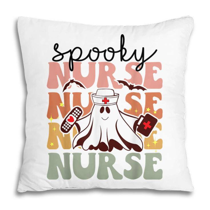 Groovy Nurse Costume Spooky Nurse Halloween  Pillow