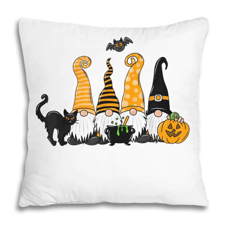 Halloween Gnomes Cute Autumn Pumpkin Fall Holiday Women Girl Pillow