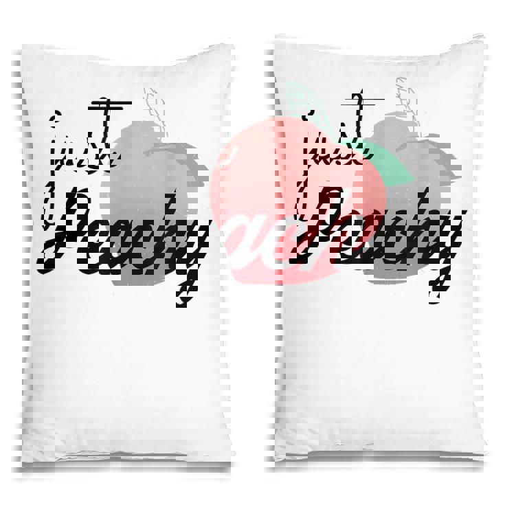 Just Peachy Womens Summer Vacation Girls Trip Besties Gifts Pillow