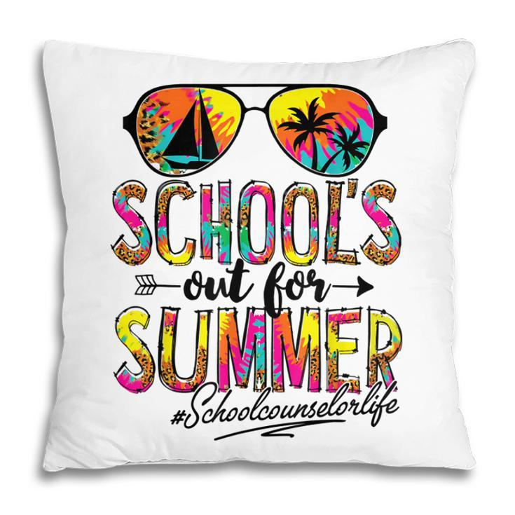 Last Day Of School Schools Out For Summer School Counselor  Pillow