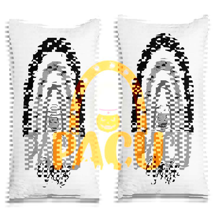 Pacu Nurse Rainbow Halloween Pumpkin Nurses Nursing Costume Pillow