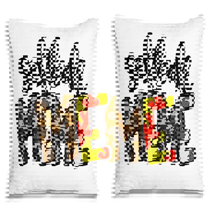 Softball Meme Leopard Softball Grandma Pillow