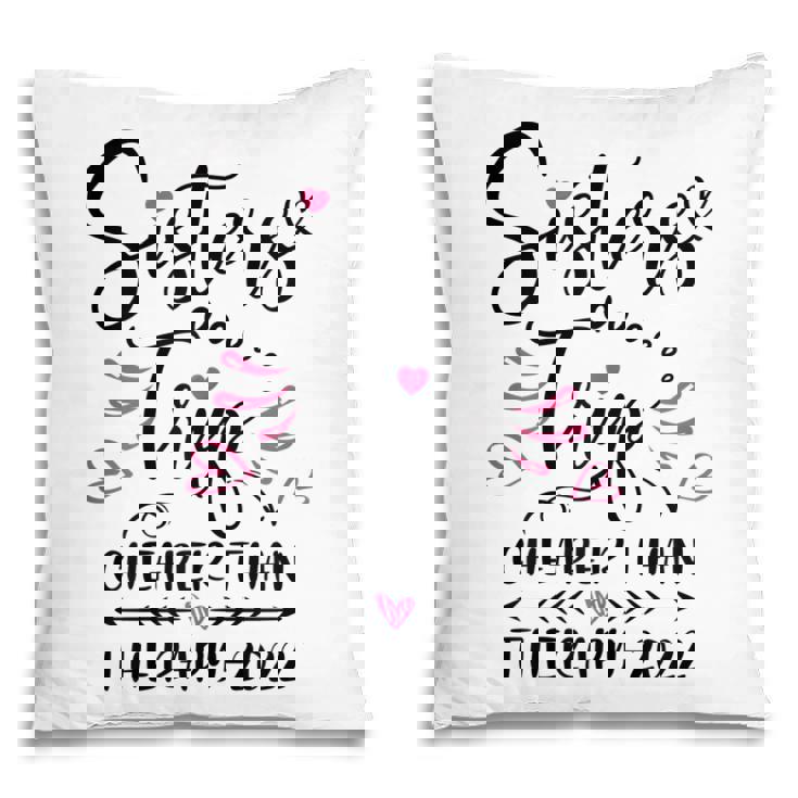 Womens Sisters Road Trip 2022 Weekend Family Vacation Girls Trip Pillow