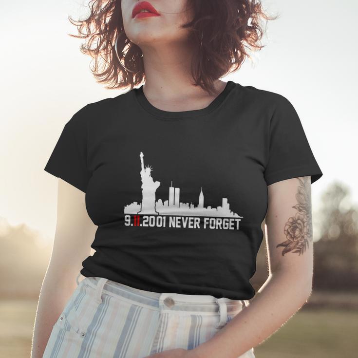 9-11-2001 Never Forget September 11Th Tshirt Women T-shirt Gifts for Her