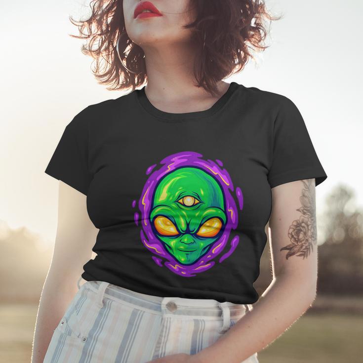 Alien Head Mascot Monster Tshirt Women T-shirt Gifts for Her