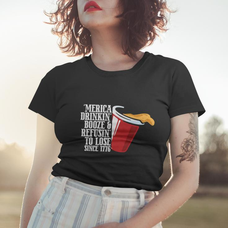 America Drinking Booze Refusing To Lose Since 1776 Plus Size Shirt For Men Women Women T-shirt Gifts for Her