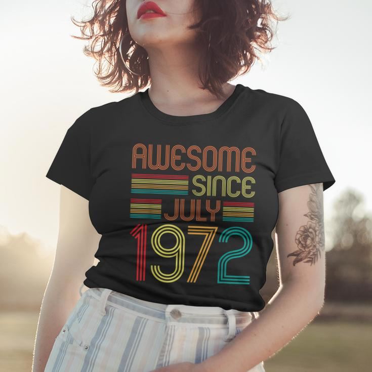 Awesome Since July 1972 Vintage 50Th Birthday 50 Years Old Women T-shirt Gifts for Her