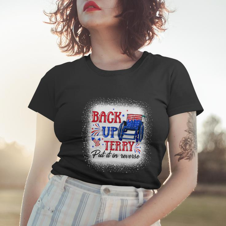 Back Up Terry Put It In Reverse 4Th Of July American Flag Women T-shirt Gifts for Her