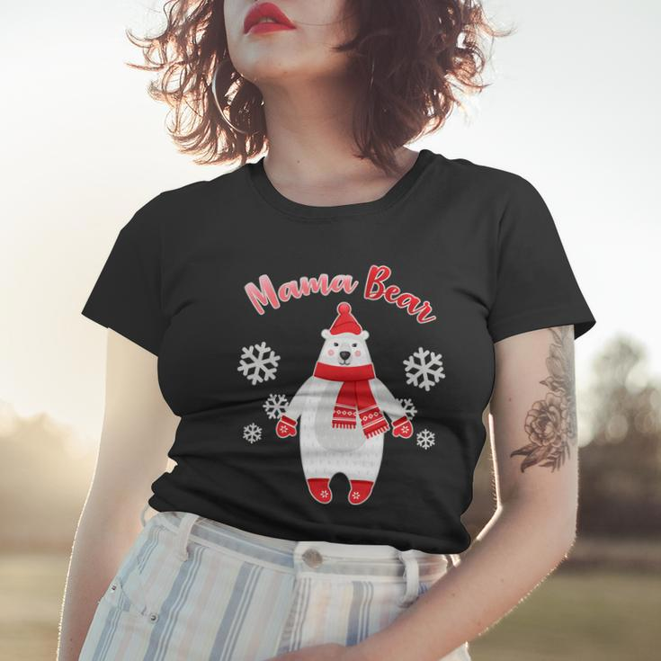 Christmas Mama Bear Women T-shirt Gifts for Her