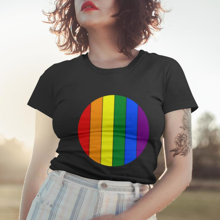 Circle Lgbt Gay Pride Lesbian Bisexual Ally Quote Women T-shirt Gifts for Her