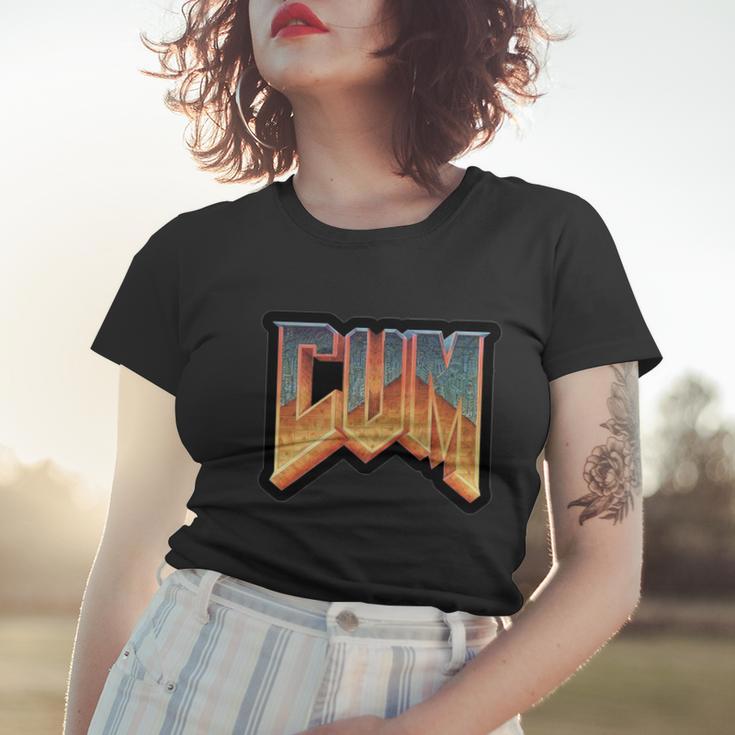 Cum Doom V2 Women T-shirt Gifts for Her