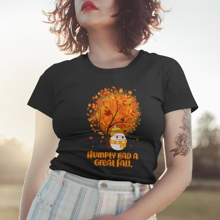 Cute Humpty Had A Great Fall Women T-shirt Gifts for Her