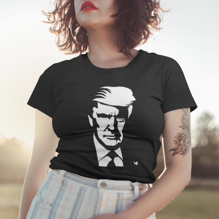 Donald Trump Silhouette Tshirt Women T-shirt Gifts for Her