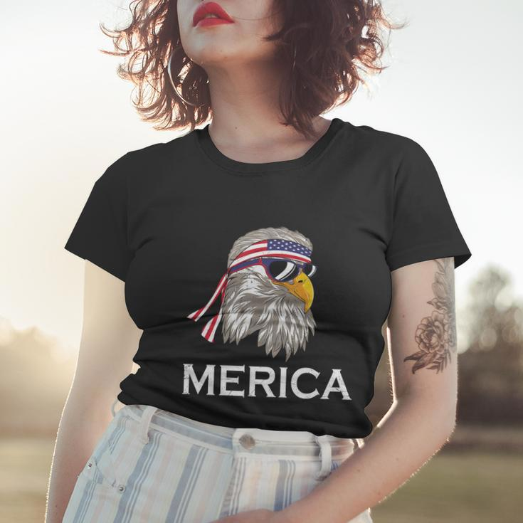 Eagle Mullet 4Th Of July Usa American Flag Merica Gift V4 Women T-shirt Gifts for Her