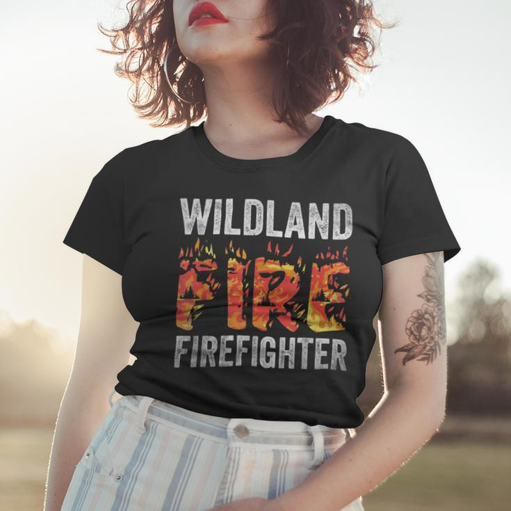 Firefighter Wildland Fire Rescue Department Firefighters Firemen V3 Women T-shirt Gifts for Her