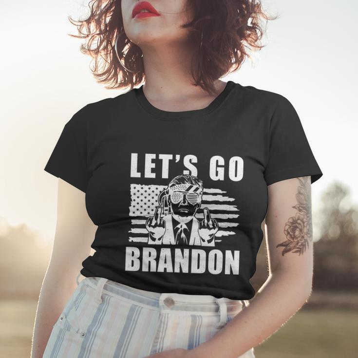 Funny Anti Biden Fjb Lets Go Brandon Funny Meme Women T-shirt Gifts for Her