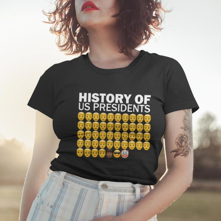 History Of Us Presidents 46Th Clown Pro Republican Tshirt Women T-shirt Gifts for Her