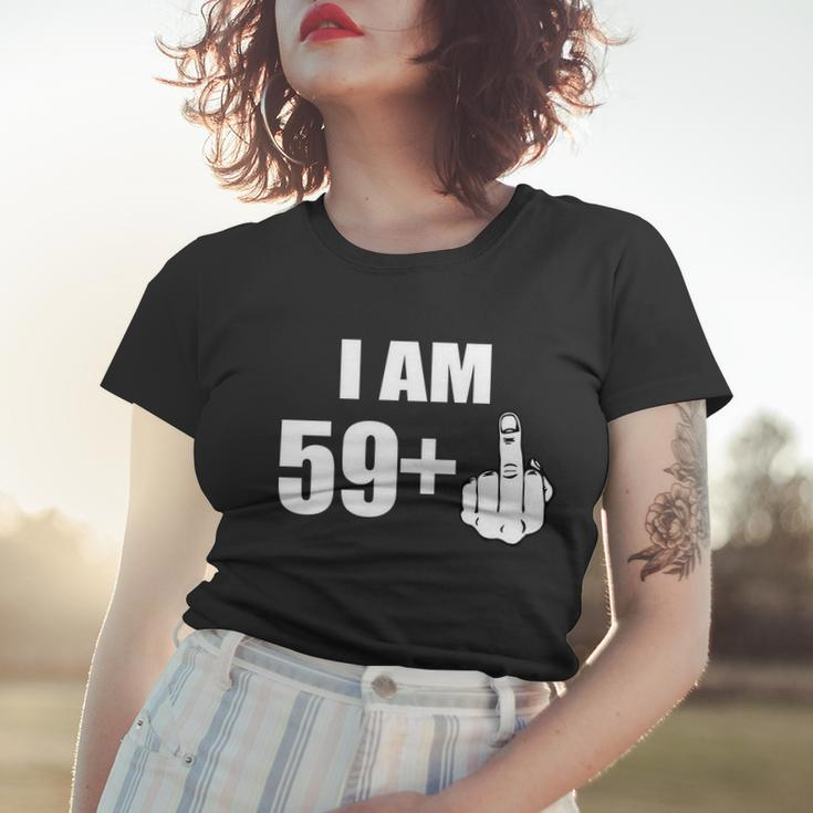 I Am 60 Middle Finger 60Th Birthday Gift Women T-shirt Gifts for Her