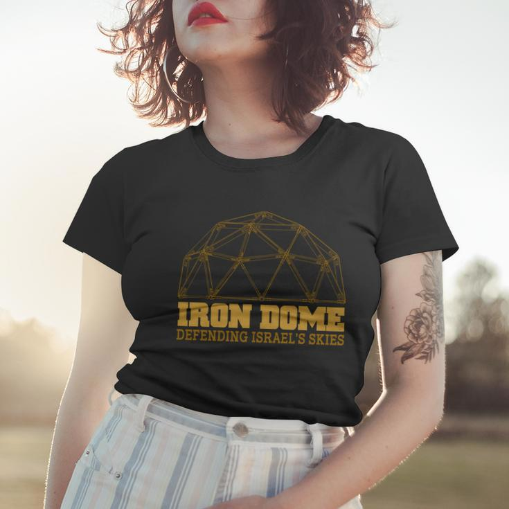 Iron Dome Defending Israels Skies Women T-shirt Gifts for Her