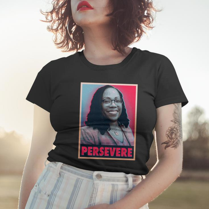 Ketanji Brown Jackson Kbj Persevere Vintage Poster Women T-shirt Gifts for Her