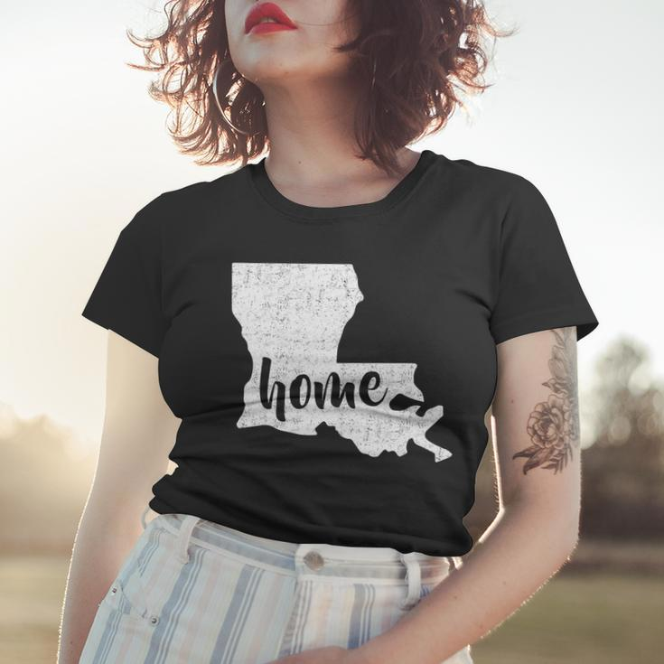 Louisiana Home State Women T-shirt Gifts for Her