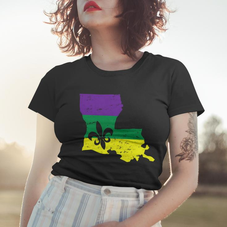 Louisiana Mardi Gras V2 Women T-shirt Gifts for Her