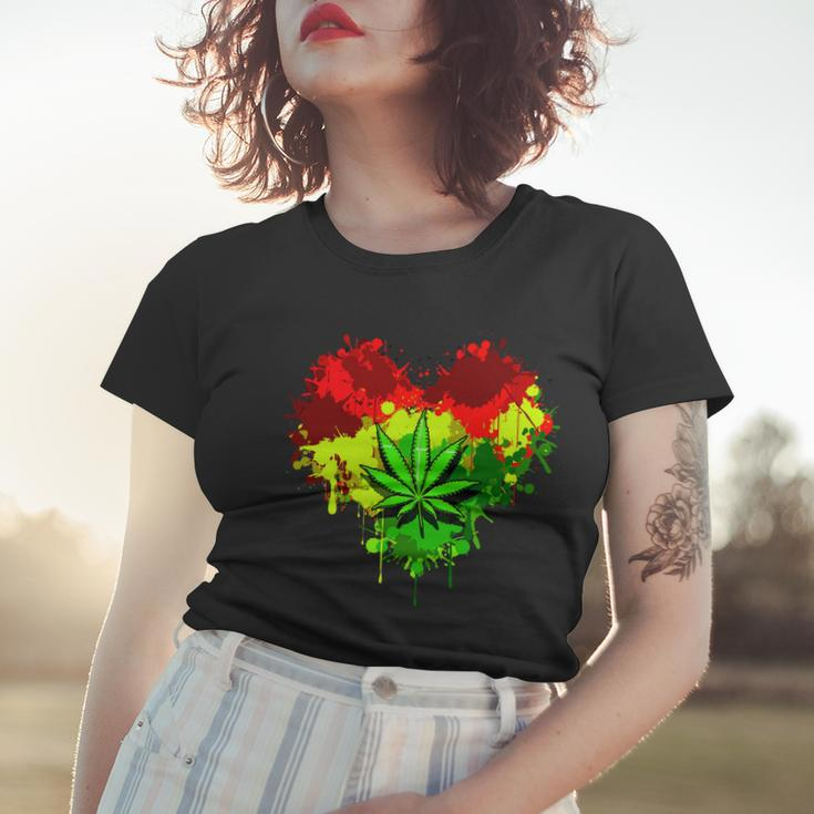 Love Weed Medical Marijuana Tshirt Women T-shirt Gifts for Her