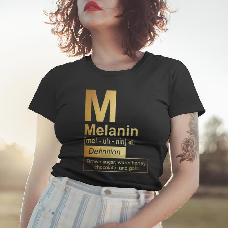 Melanin Brown Sugar Warm Honey Chocolate Black Gold Women T-shirt Gifts for Her