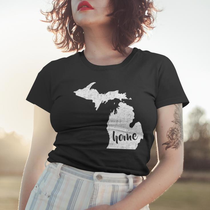 Michigan Home State Tshirt Women T-shirt Gifts for Her