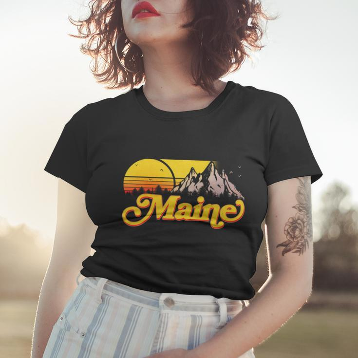 Mountains In Maine Women T-shirt Gifts for Her