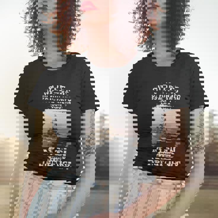 My Son Is On Uss Paul Hamilton Ddg Women T-shirt Gifts for Her