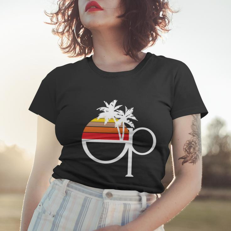 Ocean Pacific 80S Retro Sunset Women T-shirt Gifts for Her
