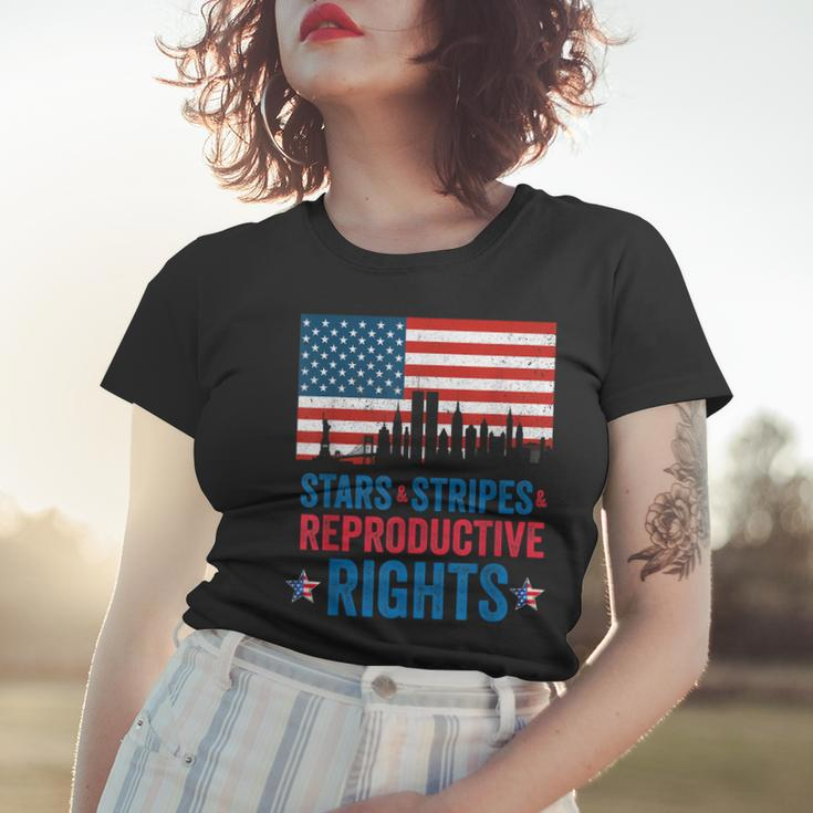 Patriotic 4Th Of July Stars Stripes Reproductive Right V4 Women T-shirt Gifts for Her