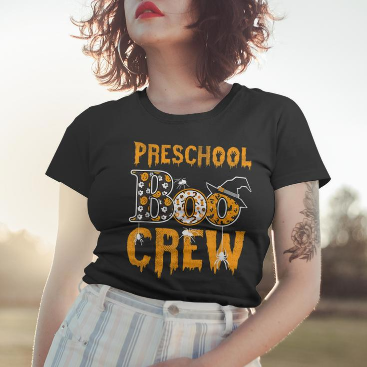 Preschool Teacher Boo Crew Halloween Preschool Teacher Women T-shirt Gifts for Her