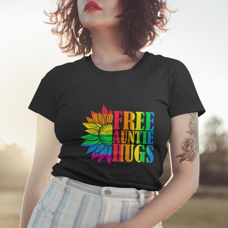 Proud Lgbt Free Auntie Hugs Lgbt Pride Month Women T-shirt Gifts for Her