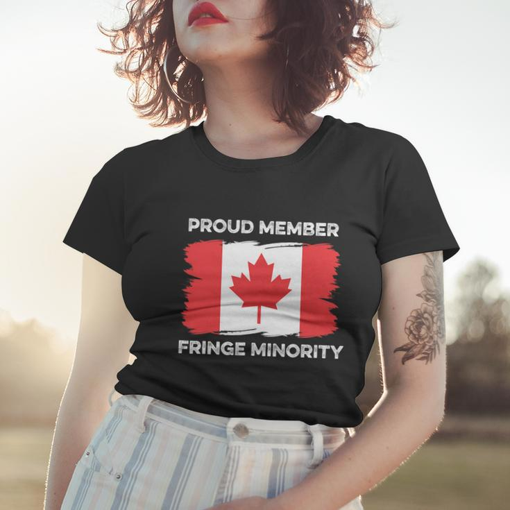 Proud Member Fringe Minority Canadian Truckers Canada Truck Tshirt Women T-shirt Gifts for Her