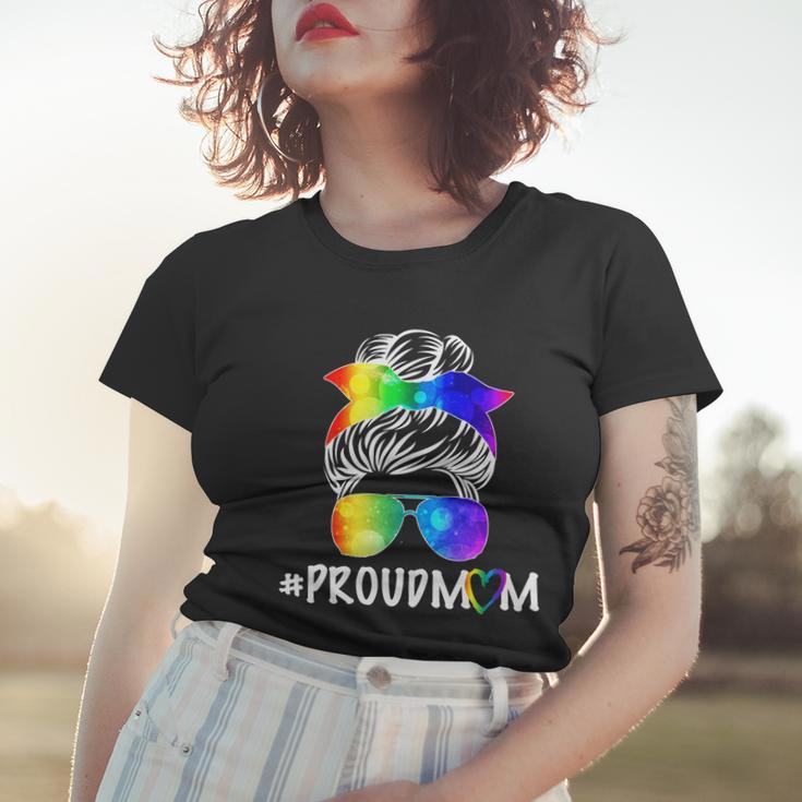 Proud Mom Lgbt Rainbow Pride Tshirt Women T-shirt Gifts for Her