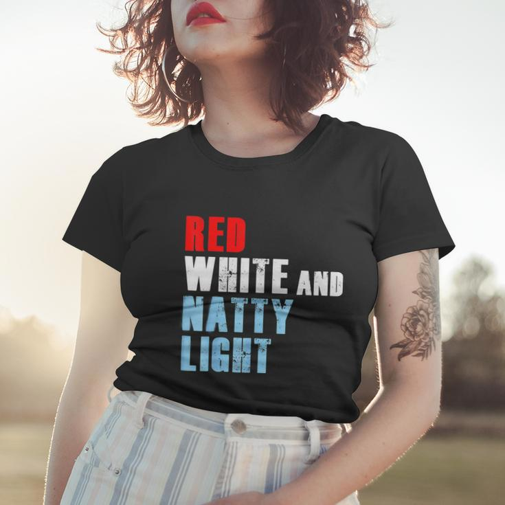 Red White & Nattylight For Mens Womens 4Th Of July Women T-shirt Gifts for Her