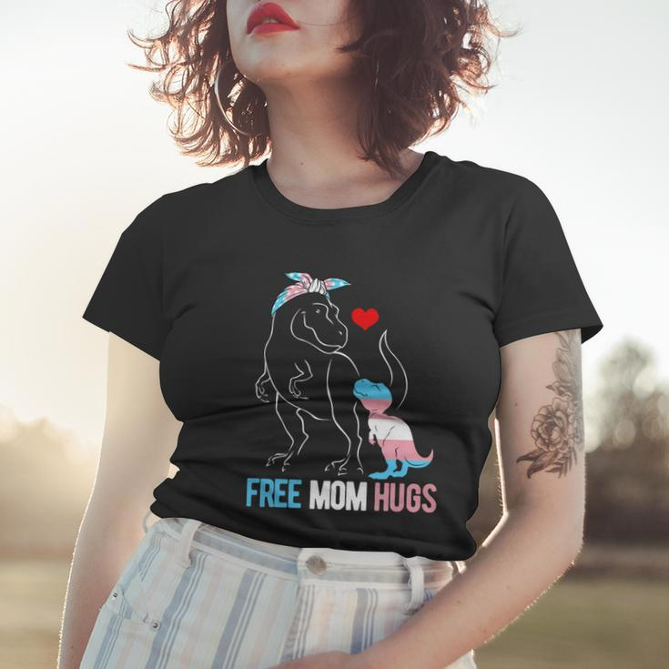 Trans Free Mom Hugs Dinosaur Rex Mama Transgender Pride Gift Women T-shirt Gifts for Her