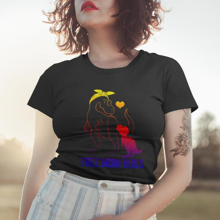 Trans Free Mom Hugs Dinosaur Rex Mama Transgender Pride Meaningful Gift Women T-shirt Gifts for Her