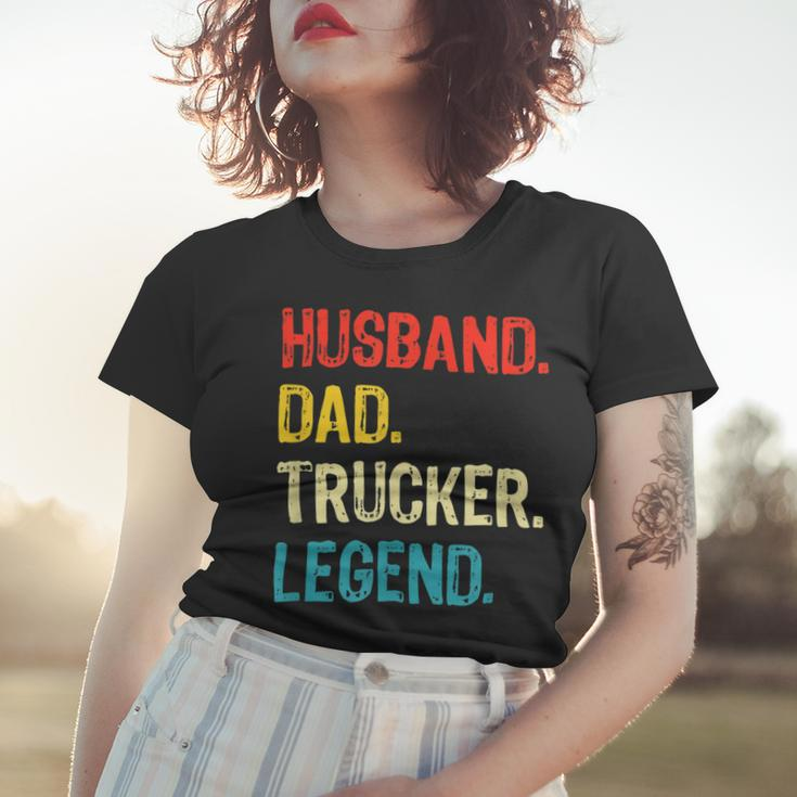 Trucker Trucker Husband Dad Trucker Legend Truck Driver Trucker Women T-shirt Gifts for Her