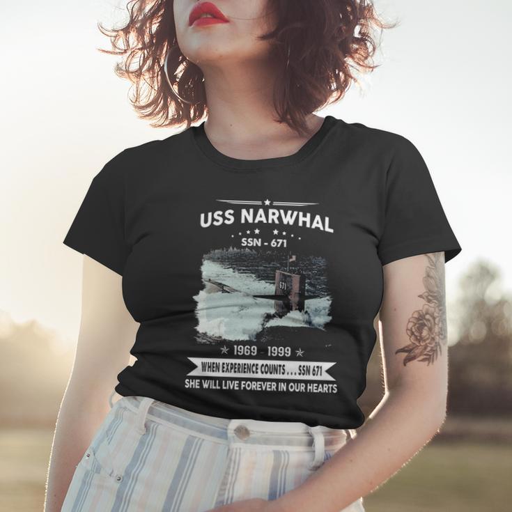 Uss Narwhal Ssn Women T-shirt Gifts for Her