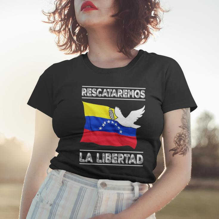 Venezuela Freedom Democracy Guaido La Libertad Women T-shirt Gifts for Her