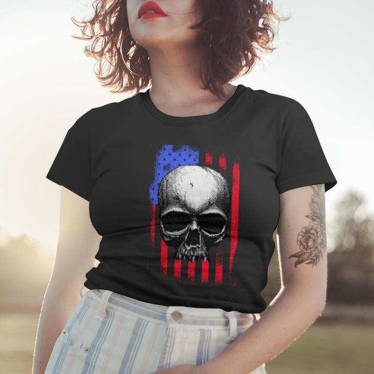 Vintage Usa American Flag V2 Women T-shirt Gifts for Her