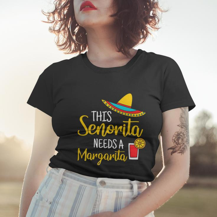 Womens Senorita Margarita Mexican Fiesta Funny Cinco De Mayo Women T-shirt Gifts for Her