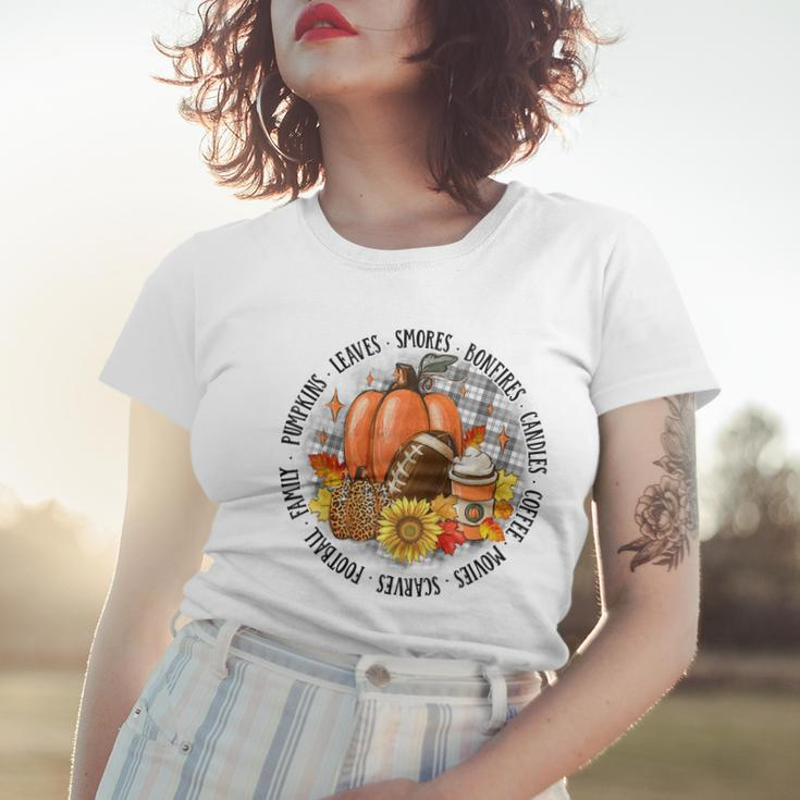 Cute Halloween Autumn Season Vibes For Autumn Lovers Women T-shirt Gifts for Her