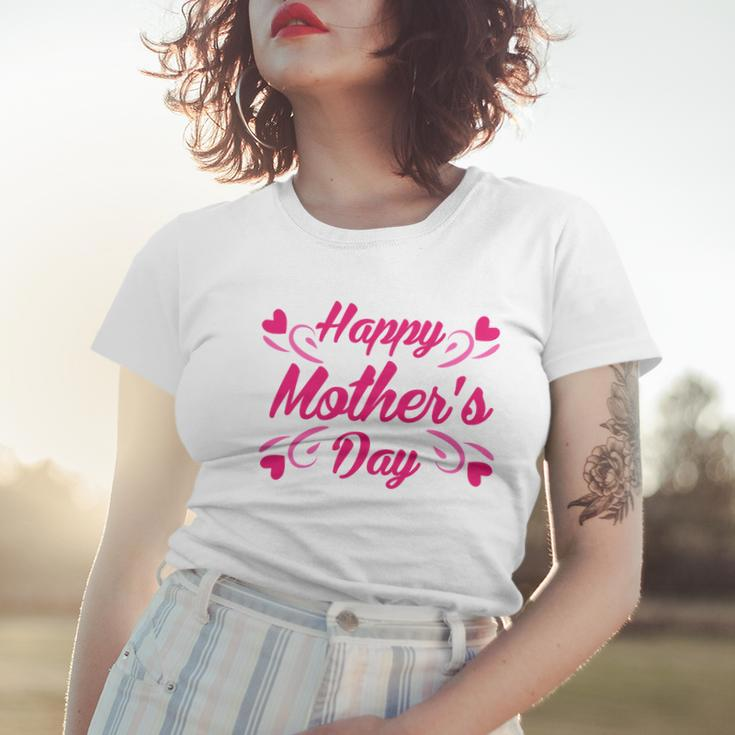 Happy Mothers Day Hearts Gift Tshirt Women T-shirt Gifts for Her